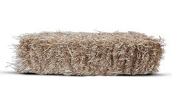 Paille de blé en ballot traditionnelle