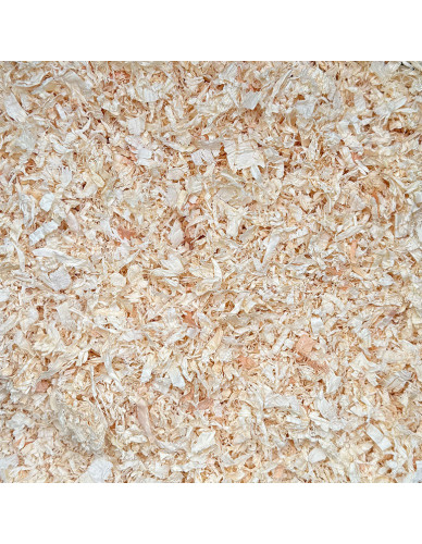 Copeaux Blancs Supérieurs pour Chevaux - Confort & Hygiène