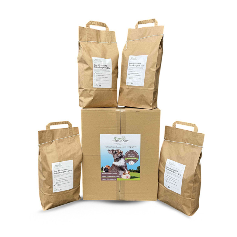 Box Découverte Foin Naturel pour lapins et autres rongeurs Box Découverte Foin Naturel pour lapins et autres rongeurs