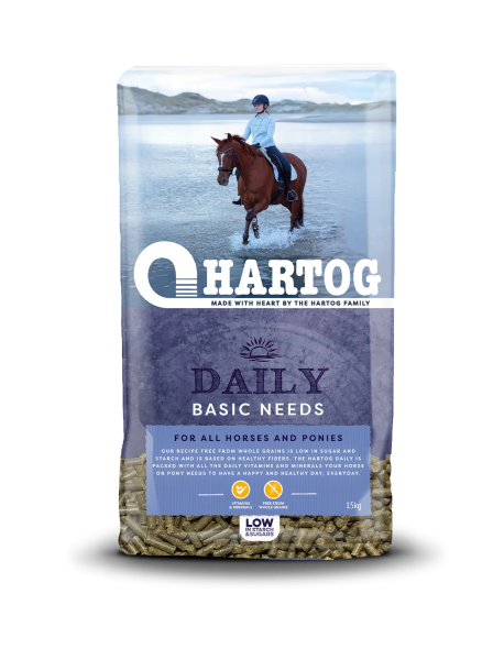 Hartog Daily – Aliment sans céréales, riche en fibres pour chevaux