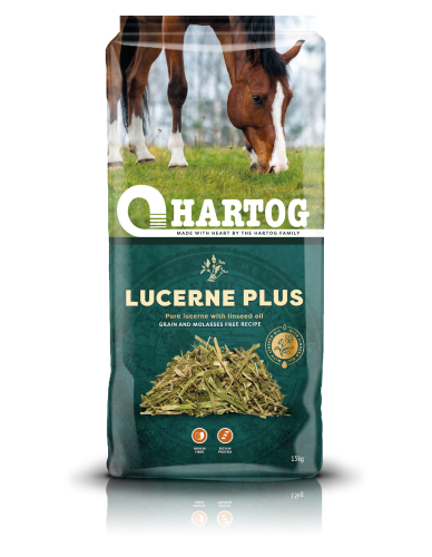 Hartog Lucerne Plus – Mélange de luzerne enrichi, riche en fibres
