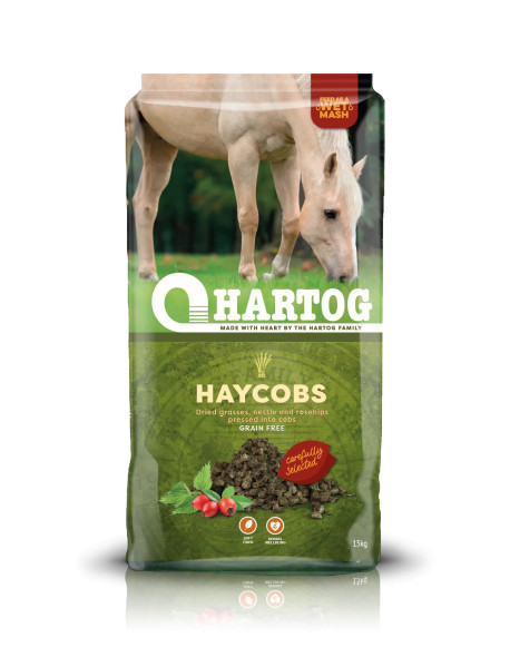 Hartog Hay Cobs – Fourrage compressé sans céréales pour chevaux | 15kg