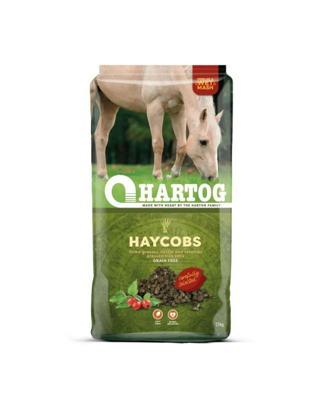 Hartog Hay Cobs – Fourrage compressé sans céréales pour chevaux | 15kg