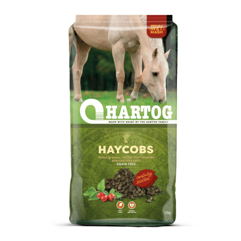 Hartog Hay Cobs – Fourrage compressé sans céréales pour chevaux | 15kg Hartog Hay Cobs – Fourrage compressé sans céréales pour chevaux | 15kg