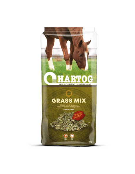 Hartog Grass Mix – Fourrage d’herbe de haute qualité pour chevaux