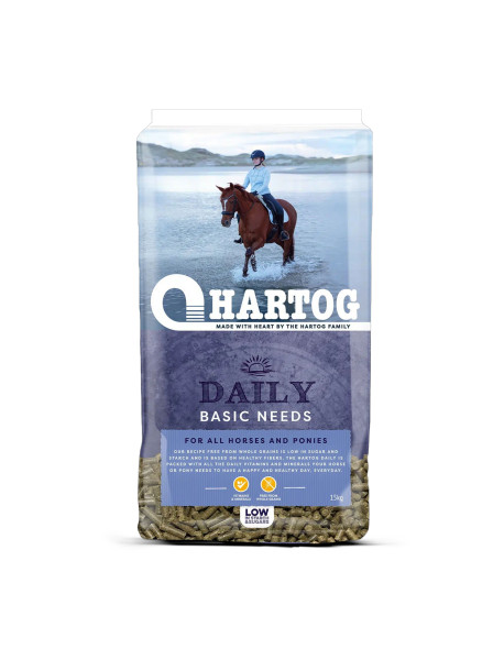 Hartog Daily – Aliment sans céréales, riche en fibres pour chevaux