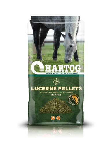 Hartog Lucerne Pellets – Luzerne compressée sans céréales | 20kg