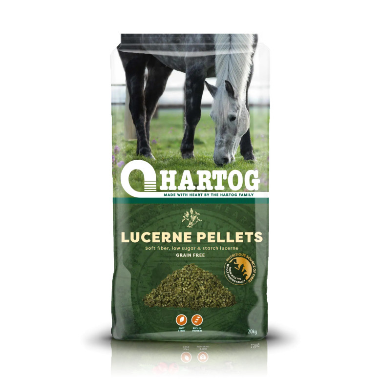 Hartog Lucerne Pellets – Luzerne compressée sans céréales | 20kg