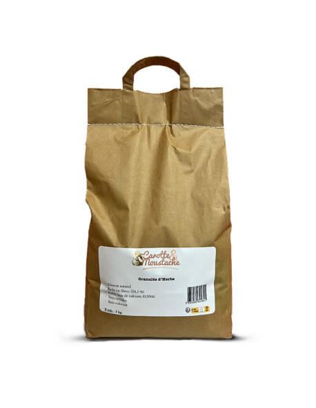 Granulés d'herbe Rongeurs Rabbits & co 5 kg 100% naturel
