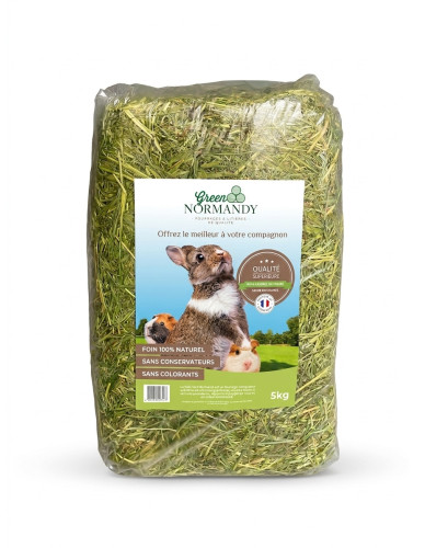 Foin premium produit en normandie, brins longs