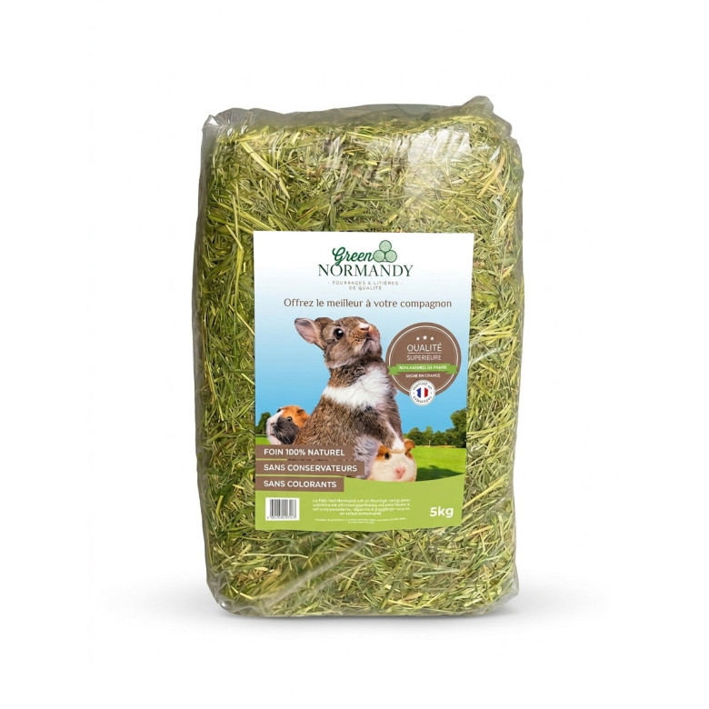 Foin premium produit en normandie, brins longs