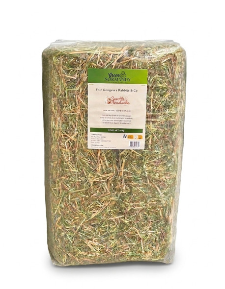 Foin Naturel Rabbits & Co pour Rongeurs - Qualité Supérieure