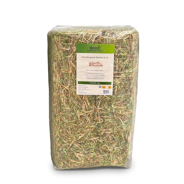 Foin Naturel Rabbits & Co pour Rongeurs - Qualité Supérieure