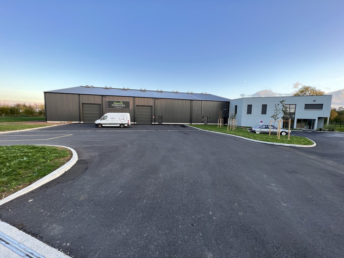 Entrepôt Green Normandy à Villers-Bocage